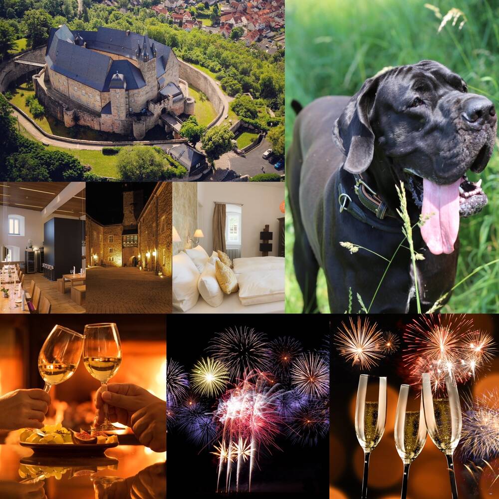 Silvester 2026 mit Hund im Hotel Schloss Spangenberg